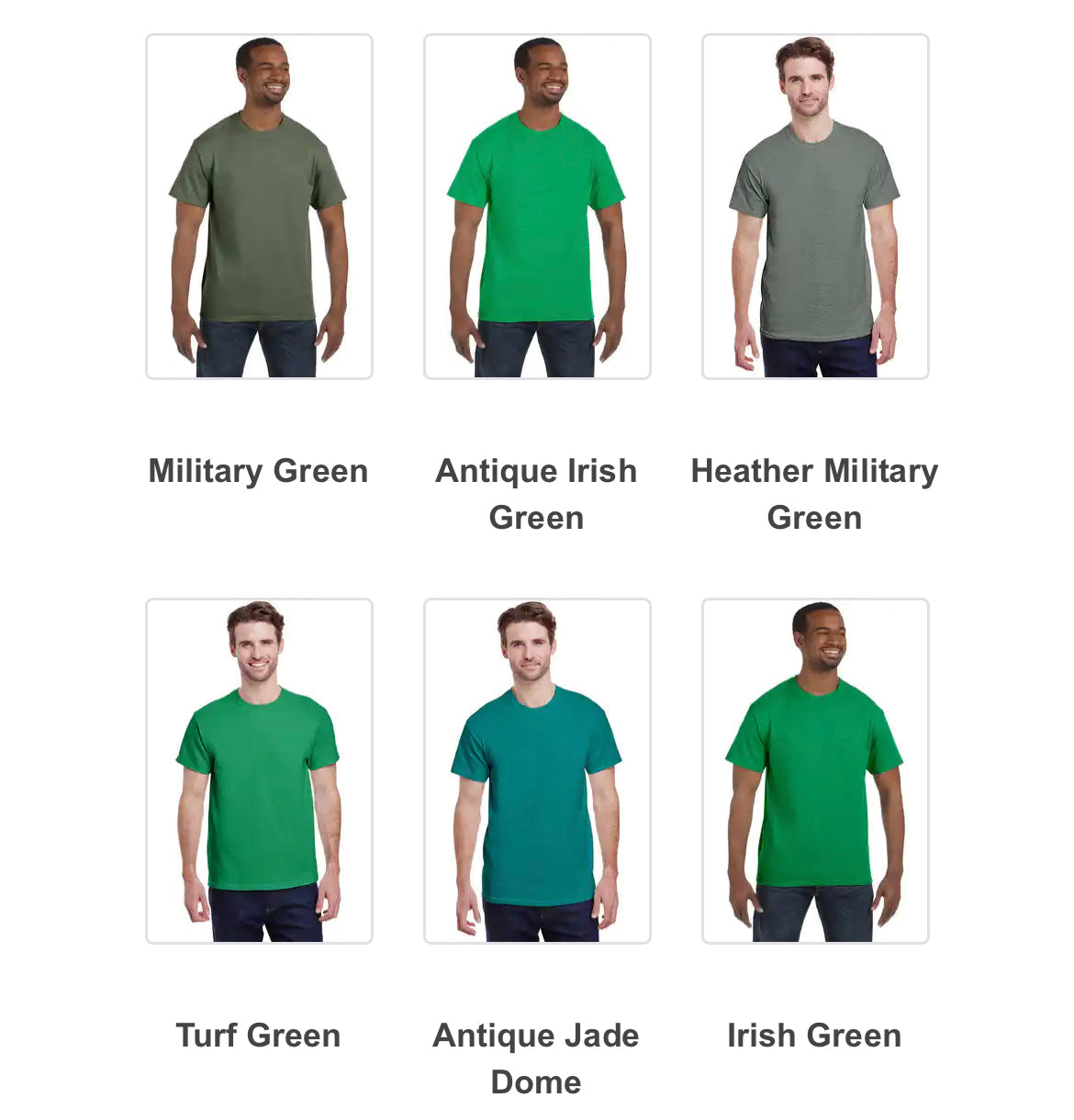 Custom Printed Adult Gildan Heavy Cotton T-Shirt