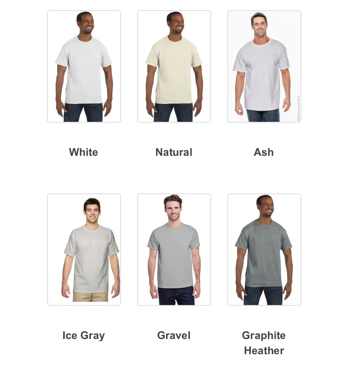 Custom Printed Adult Gildan Heavy Cotton T-Shirt