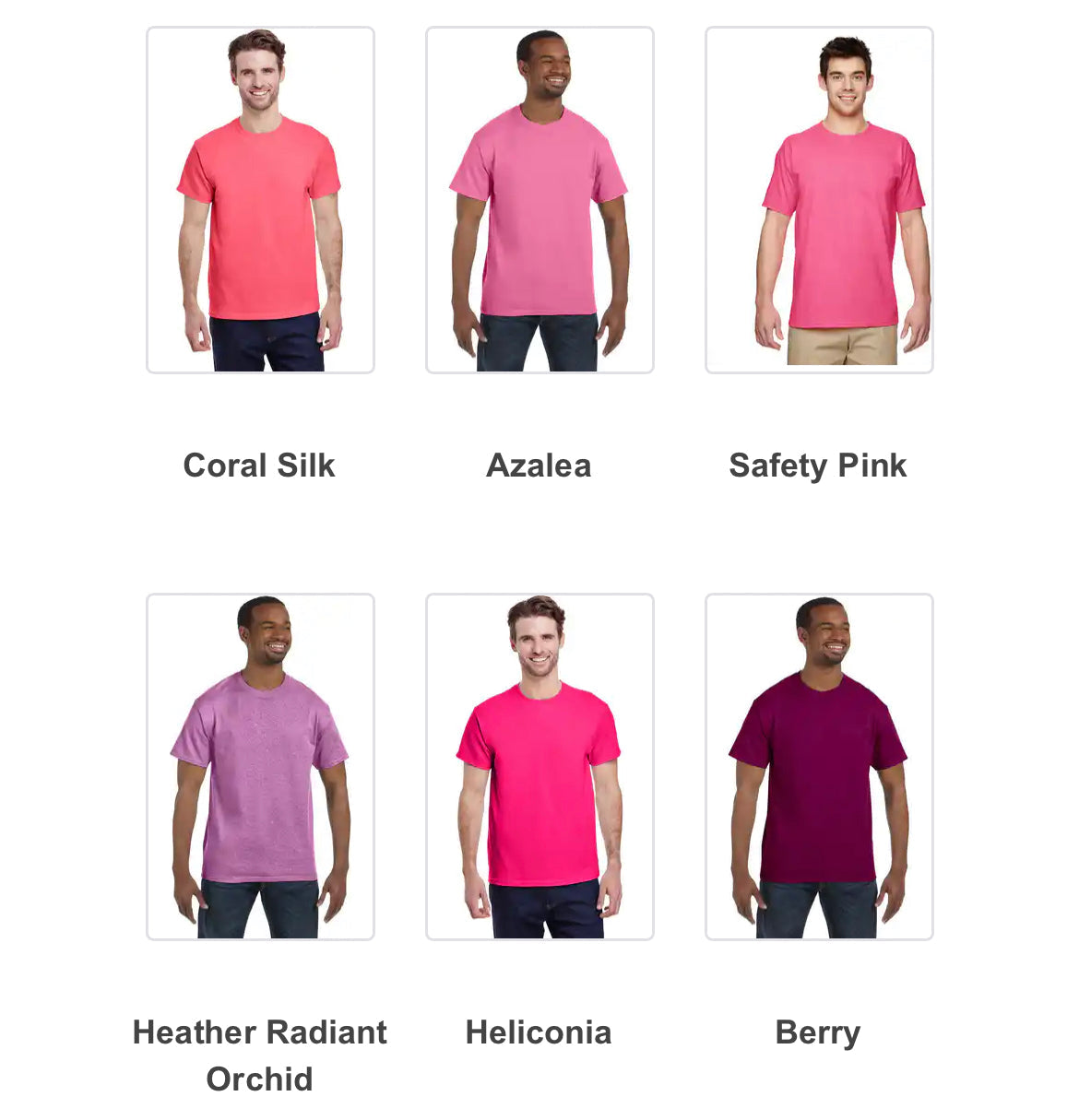 Custom Printed Adult Gildan Heavy Cotton T-Shirt